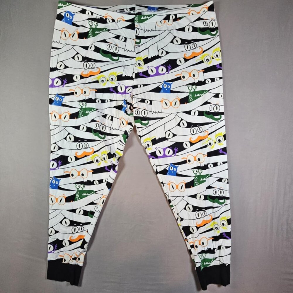 Hyde and Eek Halloween Mummy Pajama Bottoms Glow in the Dark Men's XXL